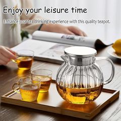  Ấm trà thủy tinh Casava 1.3L 