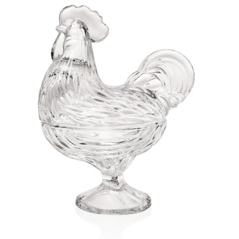 Âu pha lê gà trống Bohemia 21.5cm