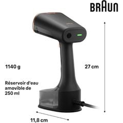  Bàn là hơi nước Braun GS7077BK 1600W QuickStyle 7 