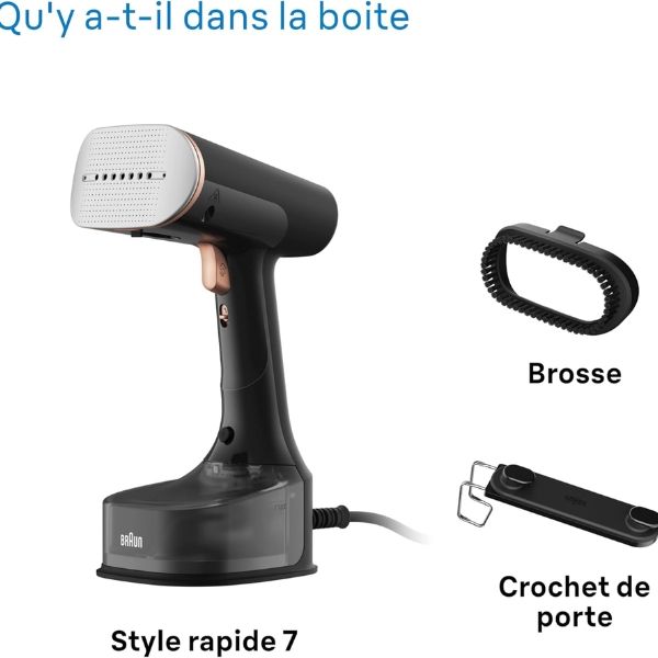 Bàn là hơi nước Braun GS7077BK 1600W QuickStyle 7