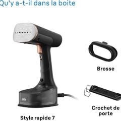  Bàn là hơi nước Braun GS7077BK 1600W QuickStyle 7 