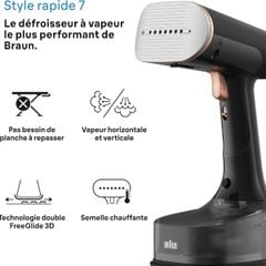  Bàn là hơi nước Braun GS7077BK 1600W QuickStyle 7 