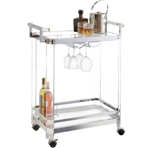 Bar cart Steve Silver Aerin