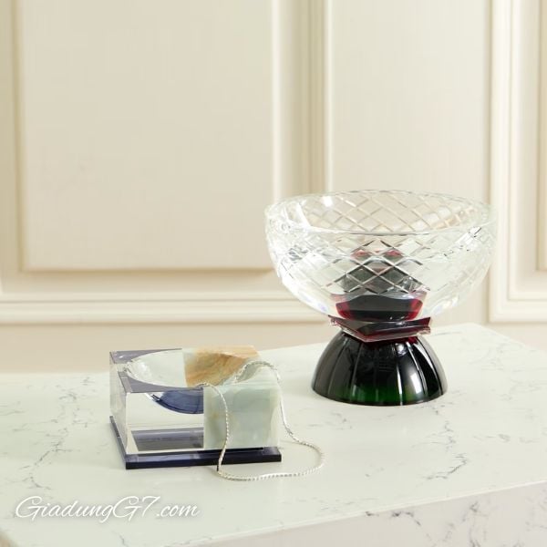 Bát Jackie Reflections Copenhagen 20cm pha lê cao cấp