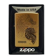  Bật lửa Zippo rồng vàng DRAGON 2024 - Made in USA 