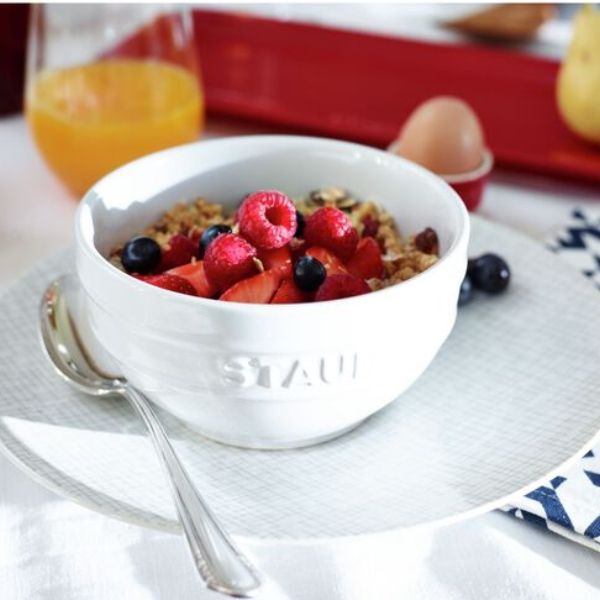 Bát Staub 12cm màu trắng 3573-40511-833 dung tích 400ml