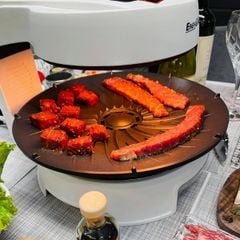  Bếp nướng không khói E-Grill (Màu đen/trắng) - Bản cơ/ Điện tử 