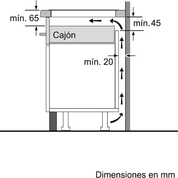 Bếp từ Bosch PUC611BB5E Serie 4 (3 vùng nấu)