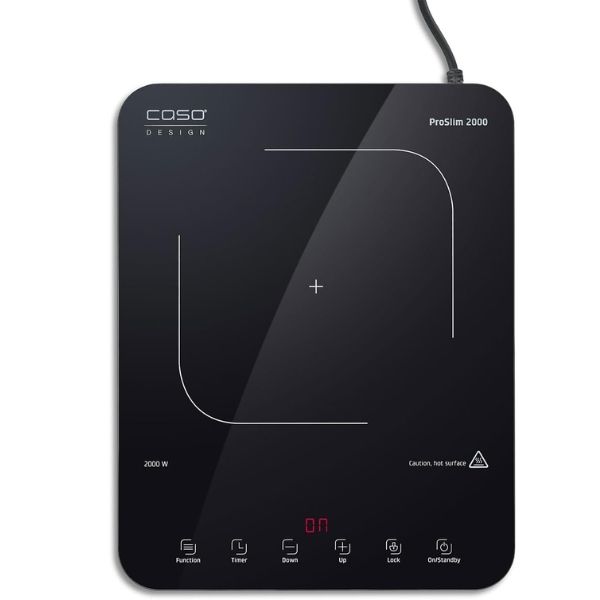 Bếp Từ Đơn Caso ProSlim 2000 - Thiết Kế Siêu Mỏng 10 mức nhiệt