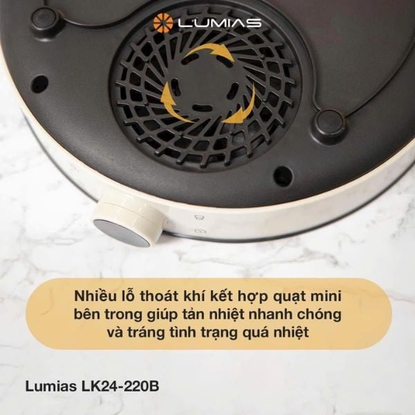 Bếp từ đơn Lumias LK24-220B 2000W - Hàn Quốc