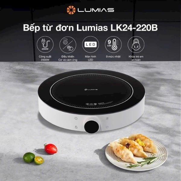 Bếp từ đơn Lumias LK24-220B 2000W - Hàn Quốc