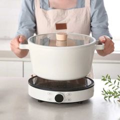  Bếp từ kèm nồi lẩu Fika Neoflarm Hàn Quốc 5.4 lít - Nồi cao 