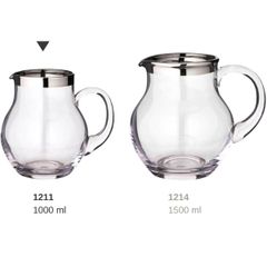  Bình đựng nước pha lê Edzard Olivia Glass 1 lít 