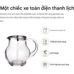  Bình đựng nước pha lê Edzard Olivia Glass 1 lít 