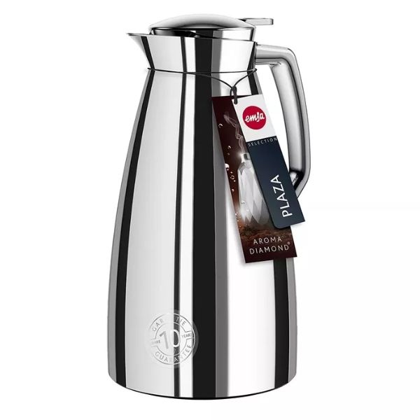 Bình giữ nhiệt Emsa Plaza 1 lít màu inox