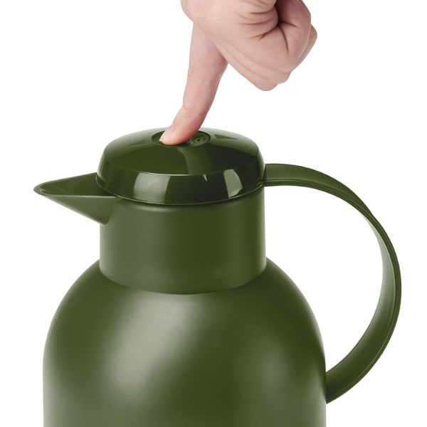Bình giữ nhiệt Emsa Samba dung tích 1.5L màu xanh rêu N4012100