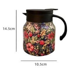  Bình giữ nhiệt kèm lõi lọc trà inox 316 800ml hoa lá cành 