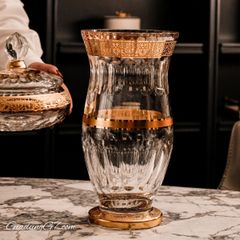  Bình hoa pha lê Romantic Ales Zverina 30cm có chân đế 