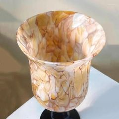  Bình hoa vân đá chân cao 33cm 