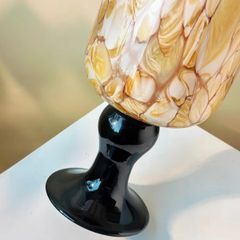  Bình hoa vân đá chân cao 33cm 