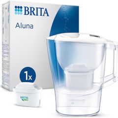  Bình lọc nước Brita Aluna MX Pro White 2.4L kèm 3 lõi lọc model 2024 