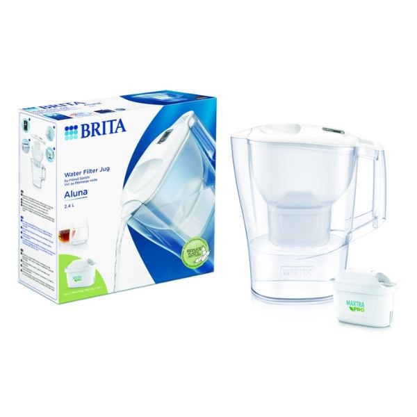 Bình lọc nước Brita Aluna MX Pro kèm 3 lõi lọc 2024