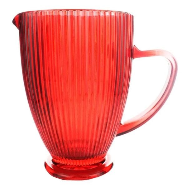 Bình nước Viola 1 lít màu đỏ thủy tinh cao cấp