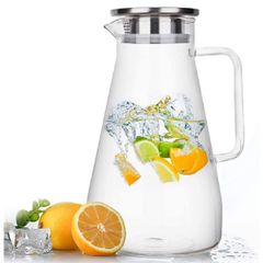  Bình thủy tinh Susteas 2L chịu nhiệt quai cầm vòng cung 