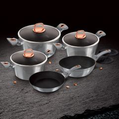  Bộ 10 món nồi chảo Berlinger Haus BH/6020 (3 nồi, 2 chảo, 2 lót đế) 