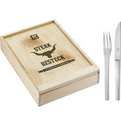 Bộ 12 dao dĩa Zwilling Steak hộp gỗ - Mẫu mới 