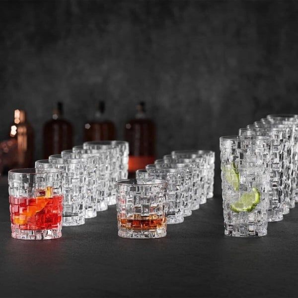 Bộ 18 cốc pha lê Nachtmann Noblesse 103000 (3 kích cỡ)