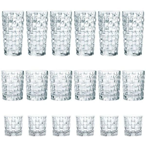 Bộ 18 cốc pha lê Nachtmann Noblesse 103000 (3 kích cỡ)