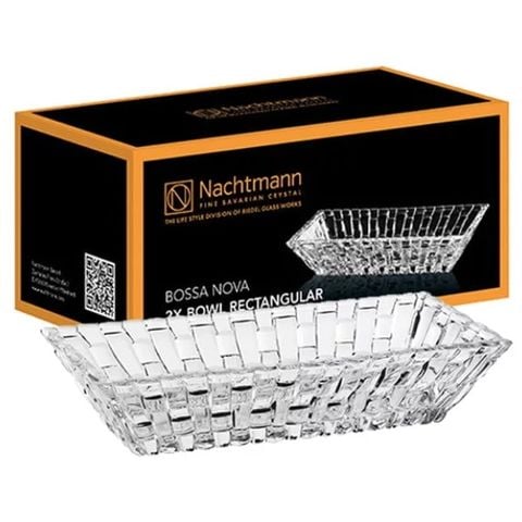 Bộ 2 bát chữ nhật Nachtmann 97783 Bossa Nova 17cm