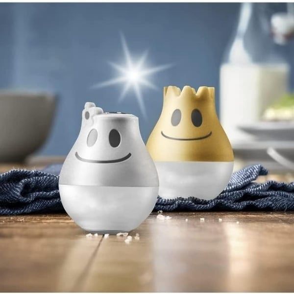 Bộ 2 Lọ Đựng Muối WMF 12.8449.6040  Bạc/Vàng Thiết Kế Độc Đáo Tiện Lợi