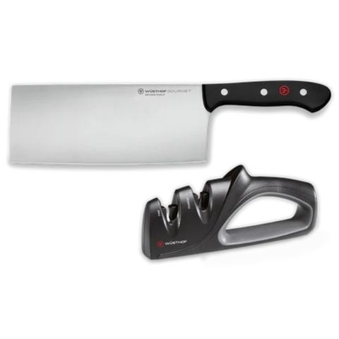 Bộ 2 dao Silverpoint Wusthof Ml Kl530 - Made in Germany (Dao nhà bếp + mài dao)