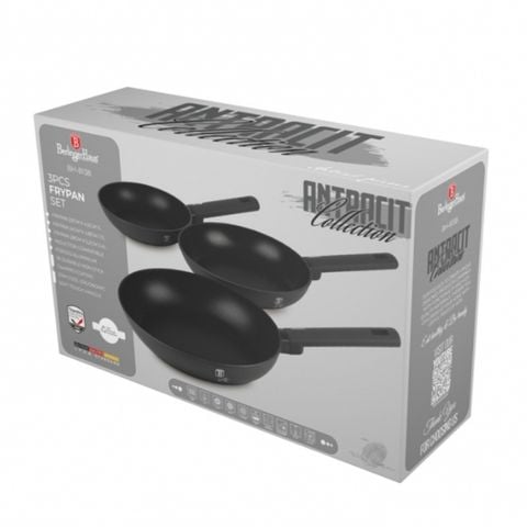 Bộ 3 chảo Berlinger Haus BH 8138 Antracit Collection