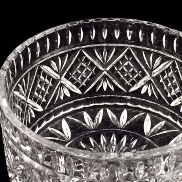 Bộ 3 món pha lê Salad Godinger Dublin (Bát kèm dĩa thìa)