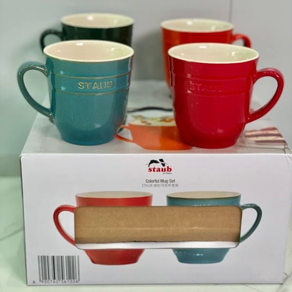 Bộ 4 cốc cầu vồng Staub 350ml