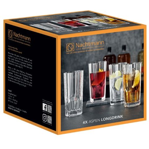 Bộ 4 cốc dài Nachtmann Aspen 92127 320ml