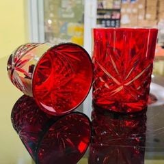  Bộ 4 cốc pha lê Dublin đỏ 325ml 