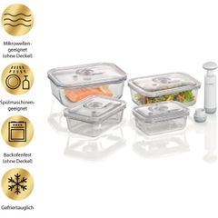  Bộ 4 Hộp đựng thực phẩm chân không Caso VacuBoxx kèm bơm hút 