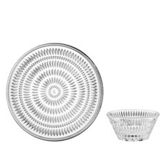  Bộ 4 món pha lê Nachtmann Ethno (3 bát 11cm và 1 khay tròn 22cm) 