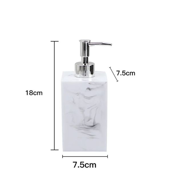 Bộ 5 món phụ kiện nhà tắm vân đá Marble