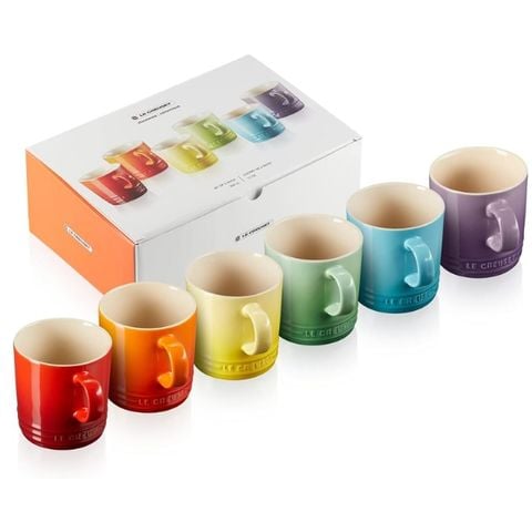 Bộ 6 cốc cầu vồng Le Creuset 350ml 79114358359030