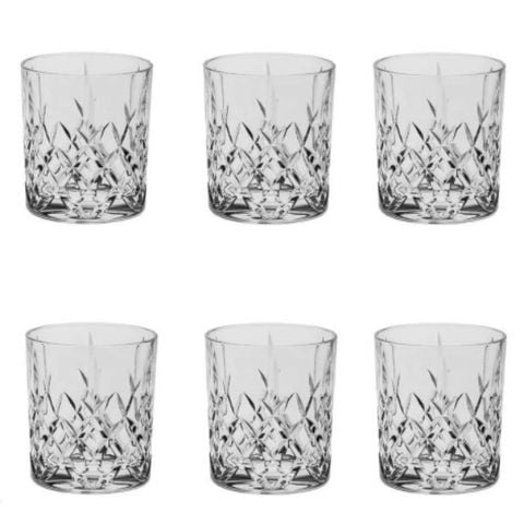 Bộ 6 cốc pha lê Bohemia Brixton Whisky 320ml