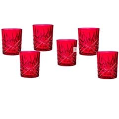 Bộ 6 cốc pha lê Dublin đỏ 325ml