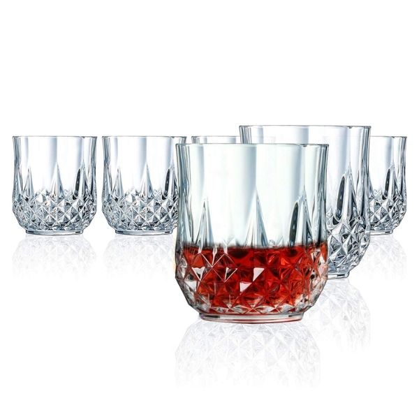 Bộ 6 cốc pha lê Longchamp Crystal 320ml - Made in France