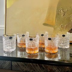  Bộ 6 cốc pha lê mài Bohemia Whisky M57 320ml 