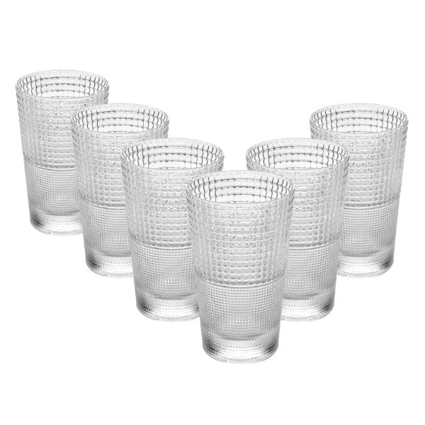Bộ 6 cốc thủy tinh Noritake IVV Speedy Highball 400ml