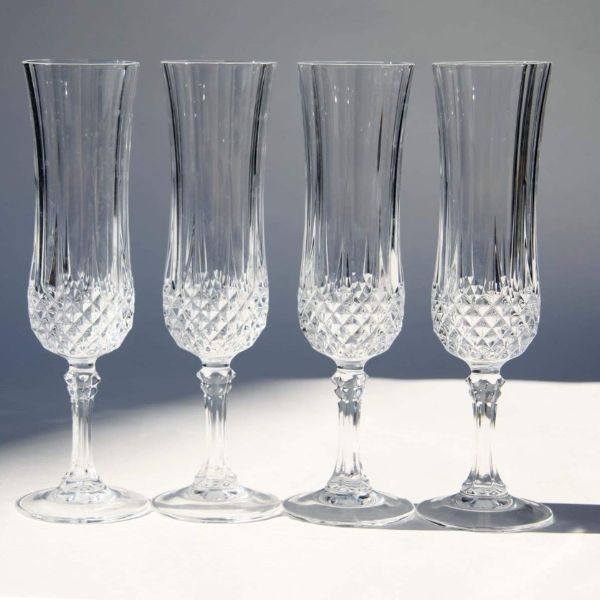 Bộ 6 ly pha lê Longchamp Crystal 250ml - Made in France